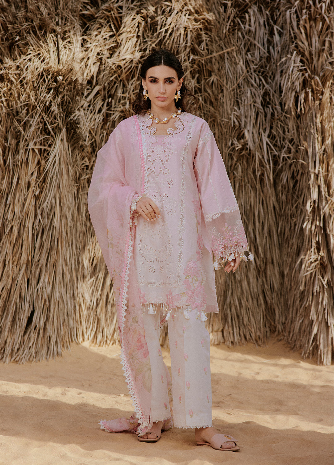 Saira Rizwan Unstitched Embroidered Luxury Lawn 3 Piece Suit SR26ULL SRL26-05 HAYAM - Festive Collection