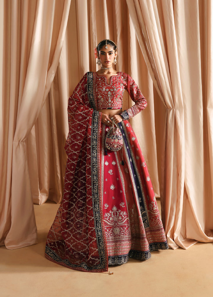 Gulaal Unstitched Embroidered Silk Suits 3 Piece GL25UW AYSANA-WU-11 - Wedding Collection