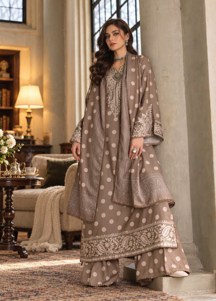 Noor by Saadia Asad Unstitched Printed Linen 3 Piece Suit SA26UNL D8 A - Winter Collection