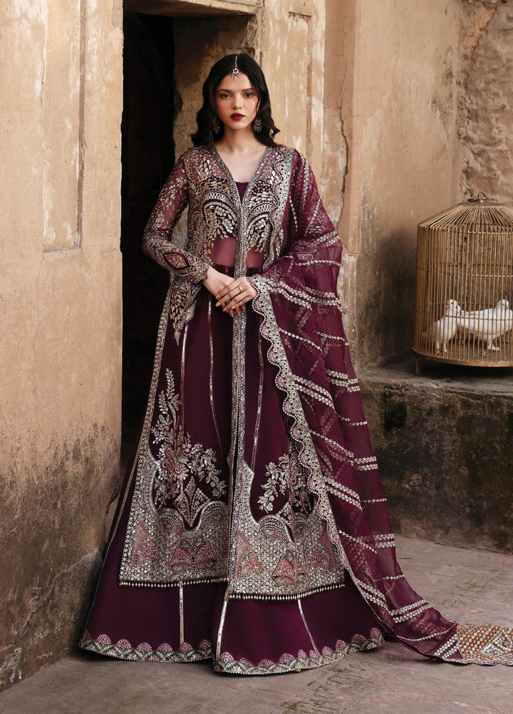 Kaashvi by Ayzel Unstitched Organza Embroidered Suits 3 Piece AAF25KW TARAANI AZW-25-V2-10 - Wedding Collection