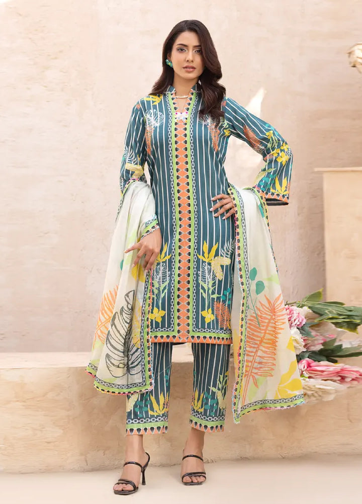 Cocoon by Regalia Textiles Unstitched Printed Lawn 3 Piece Suit RG26UCL D-8 - Summer Collection