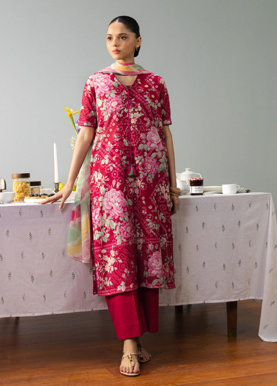 Coco by Zara Shahjahan Unstitched Printed Lawn 3 Piece Suit CZS26ULV KOHANA-4B - Summer Collection
