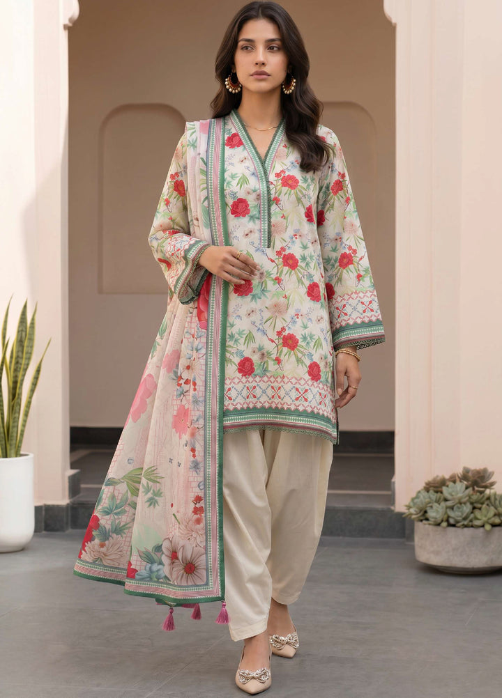Zellbury Unstitched Printed Lawn 3 Piece Suit ZB26ULIV WUS26X38090 - Casual Collection