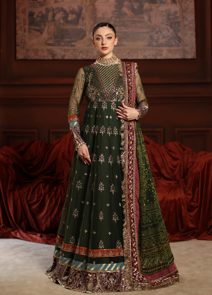 Alfaaz By Nureh Festive Unstitched Chiffon Embroidered 3 Piece Suits NU25AF NL-89 - Festive Collection