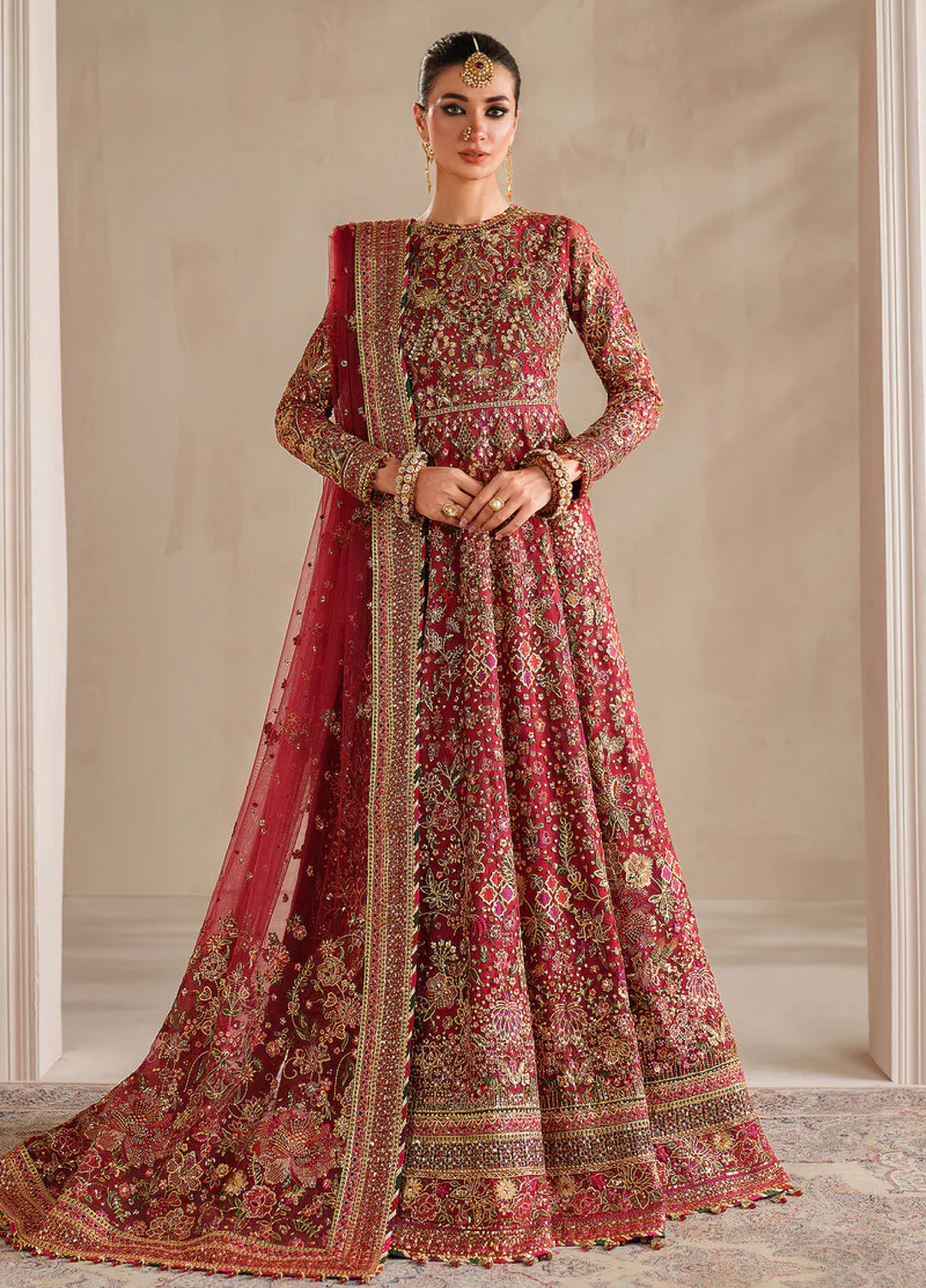 Chantelle by Baroque Unstitched Embroidered Net 3 Piece Suit BQ26UCF UF-4370 - Festive Collection