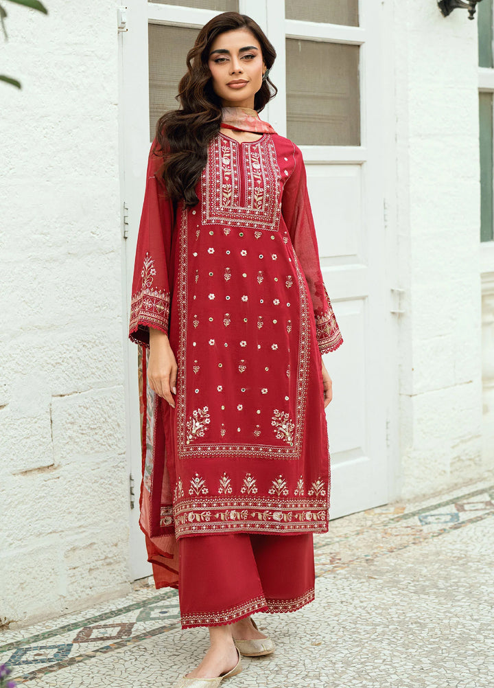 Lamhay by Dhanak Pret Swiss Voile 3 Piece DHN26PSV DC-2579 - Summer Collection