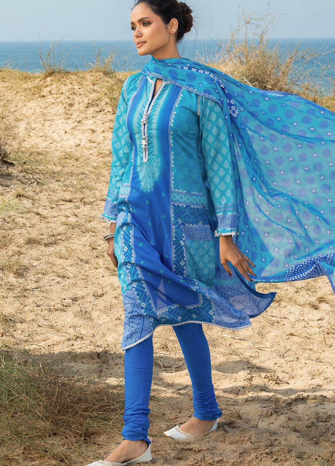 The Chunri by Gul Ahmed Unstitched Printed Lawn 3 Piece Suit GA26UTCL CL-62148 B - Summer Collection