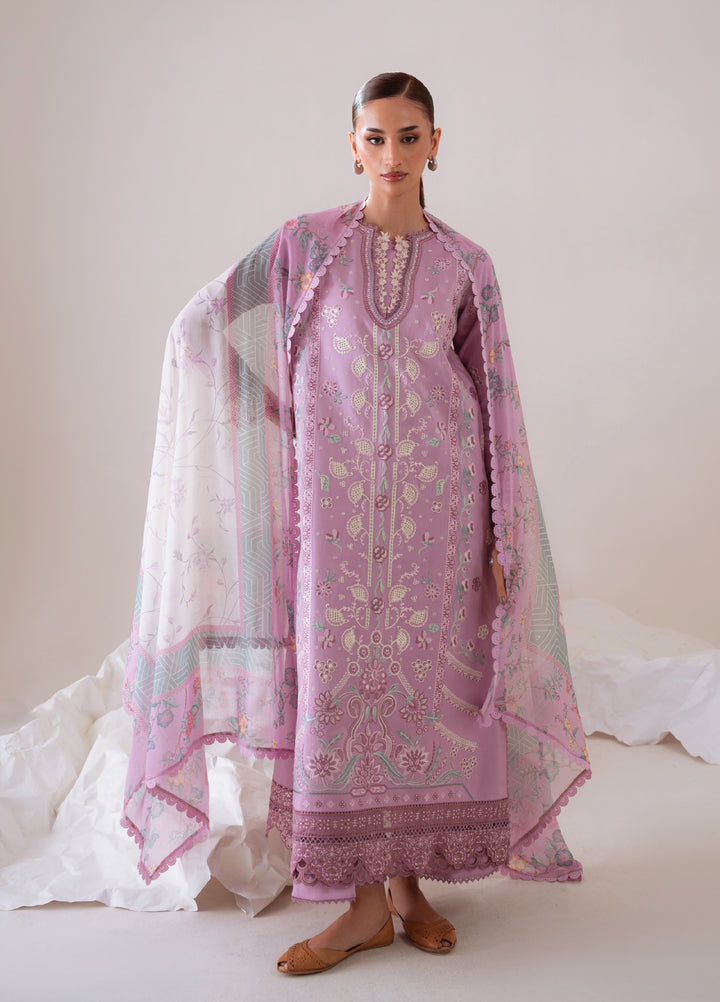 Miraal By Aabyaan Embroidered Chikankari Suits Unstitched 3 Piece ABY25MV D-AV-10-Mahveen - Winter Collection