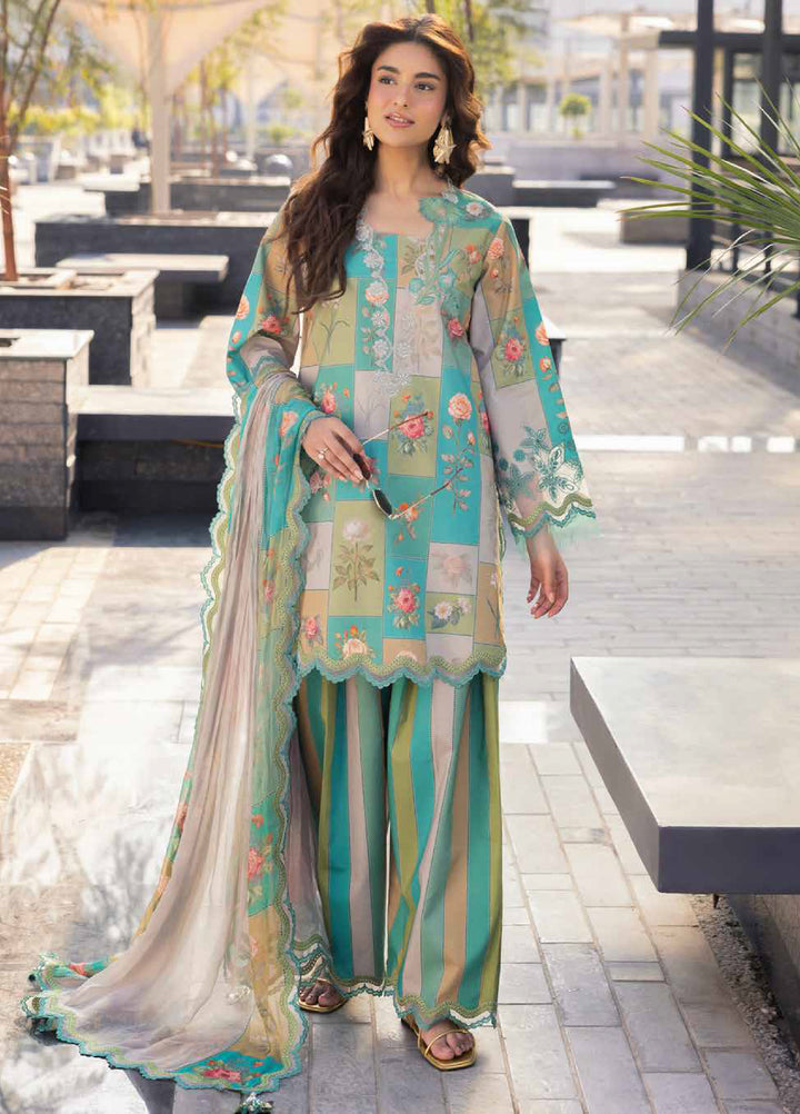 Aghaz e Nou by Charizma Unstitched Embroidered Lawn 3 Piece Suit CHR26UA AG6-08 - Summer Collection