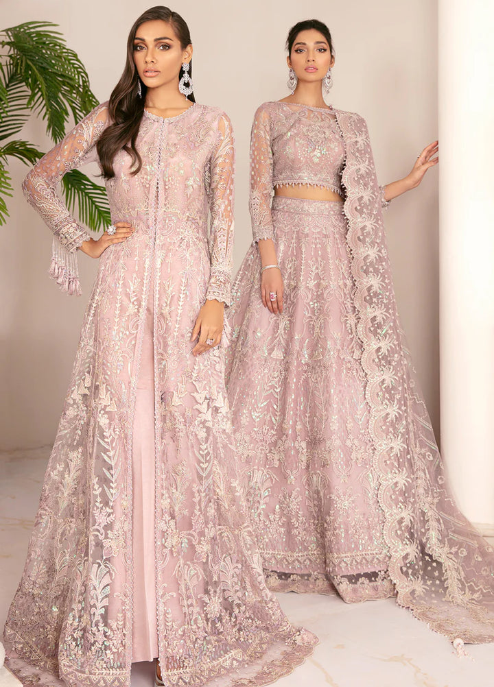 Chantelle by Baroque Unstitched Embroidered Net 3 Piece Suit BQ26UFC BQU-CH08-D01 - Festive Collection