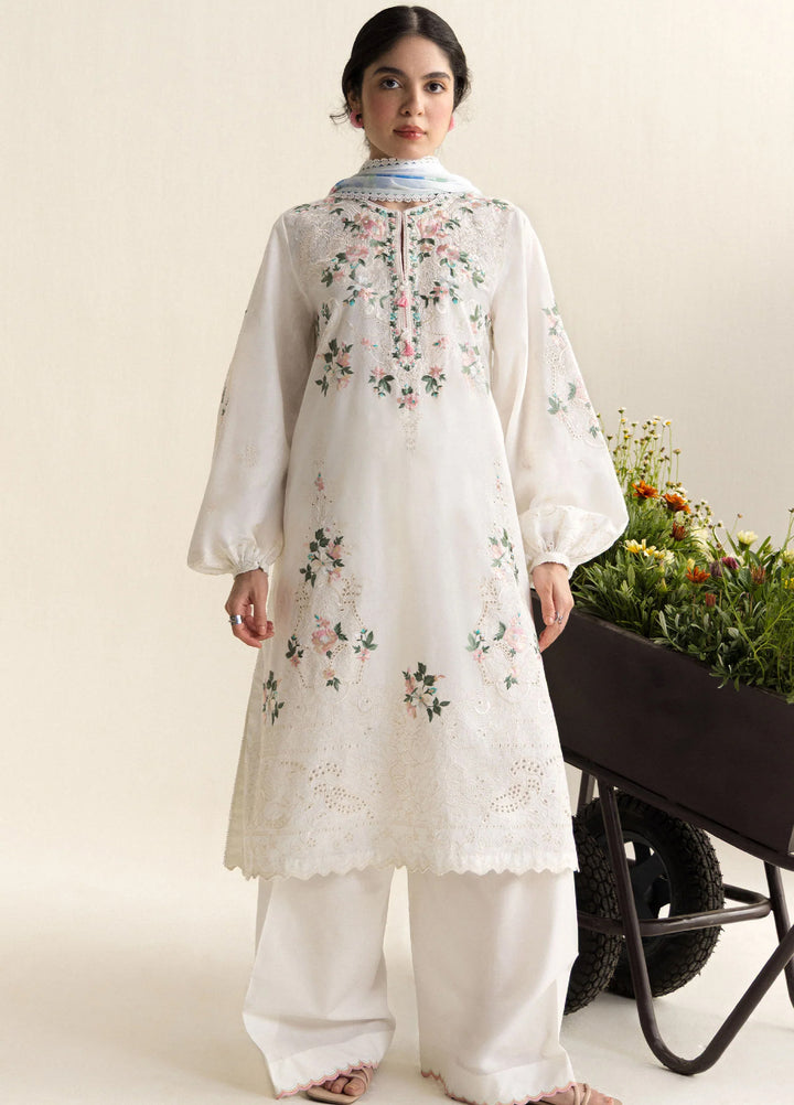 Coco by Zara Shahjahan Unstitched Embroidered Lawn 3 Piece Suit CZS26UCLP ARLO-7A - Eid Collection