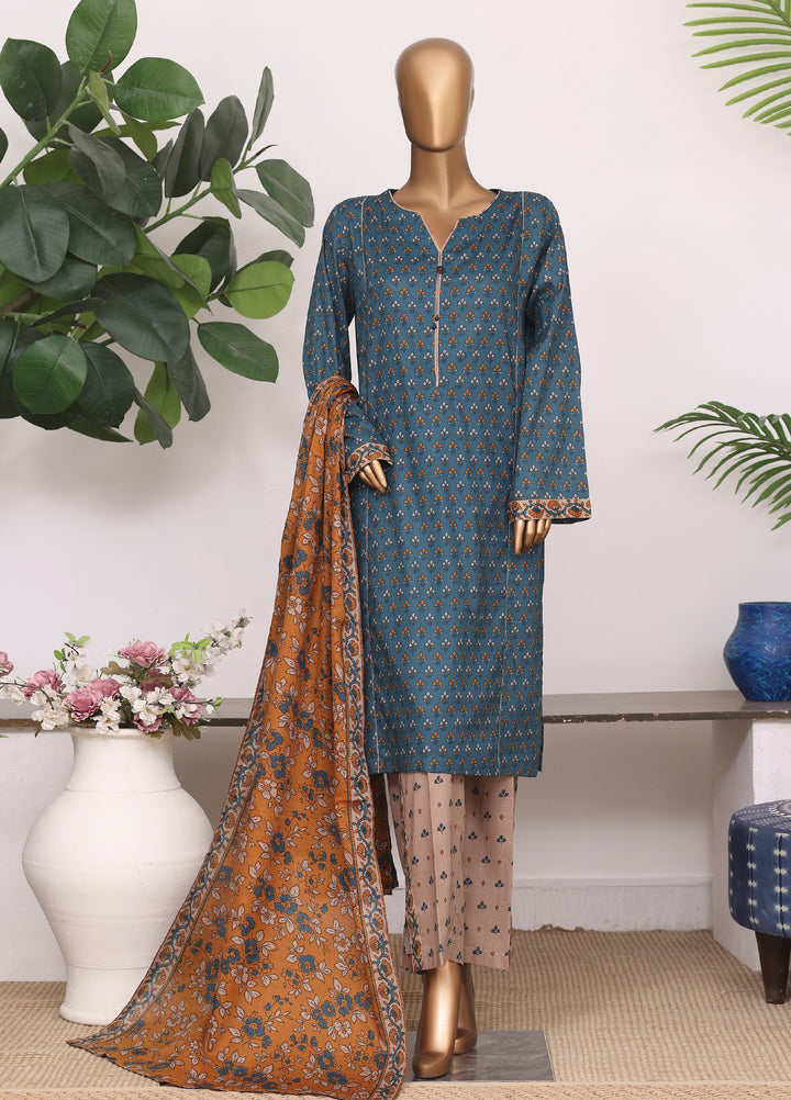 Daily Wear by HZ Textiles Women RTW Lawn Printed 3 Piece Suit HZ26PDW LPT-3P-2603 - Casual Collection