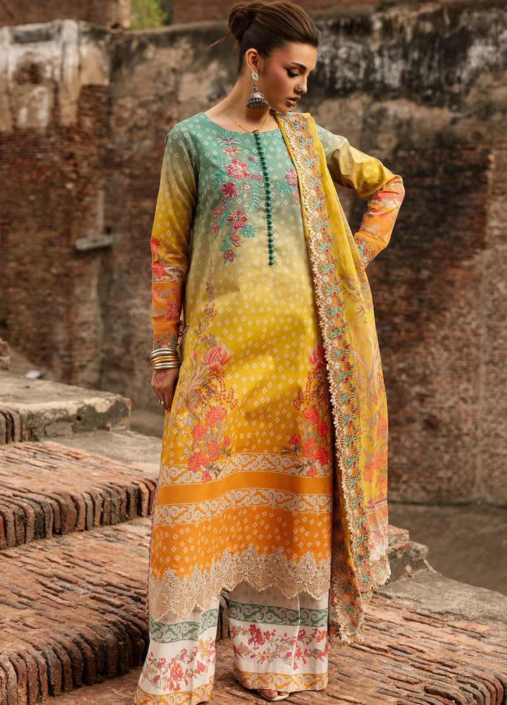 Chunri by Charizma Unstitched Embroidered Lawn 3 Piece Suit CHR26UCL CHN6-03 - Summer Collection