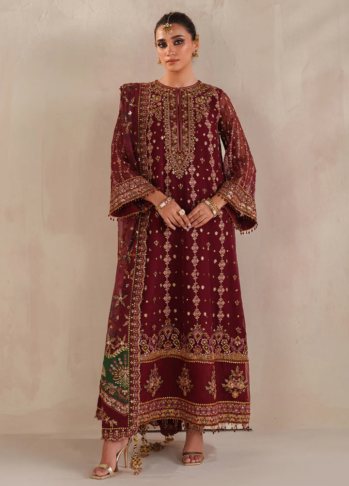 Chantelle by Baroque Unstitched Embroidered Chiffon 3 Piece Suit BQ26UCF UF-4367 - Festive Collection