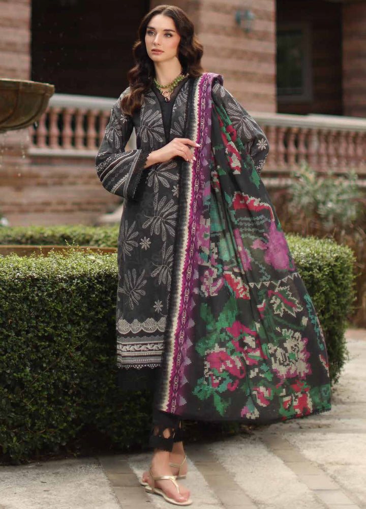 Signature Prints by Nureh Unstitched Printed Lawn Zari 3 Piece Suit NU26USLZ SP-204 - Summer Collection