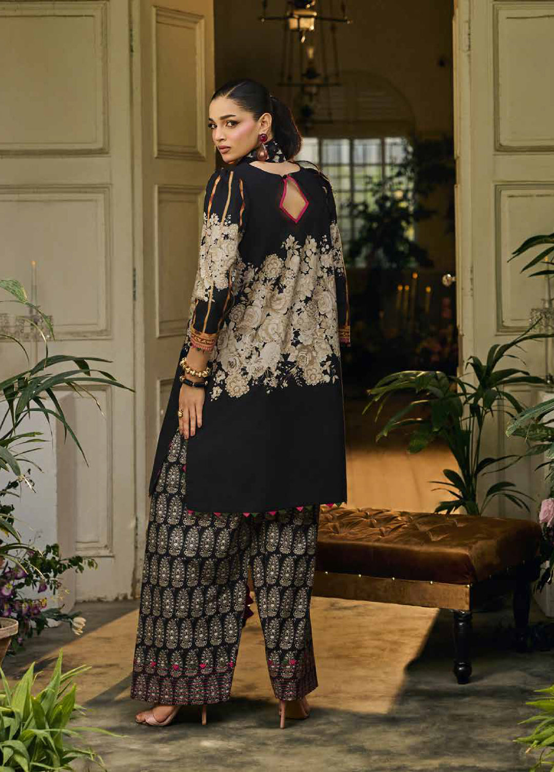 C Prints by Charizma Unstitched Printed Lawn 3 Piece Suit CHR26ULP CP6-10 - Summer Collection