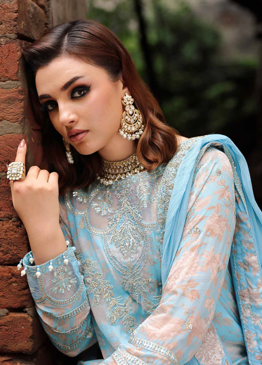 Vasal by Charizma Unstitched Embroidered Chiffon 3 Piece Suit CHR26UVC VSL6-15 - Festive Collection