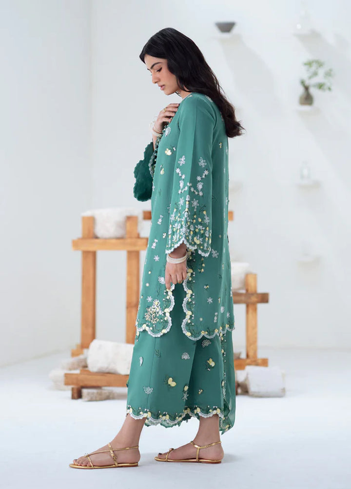 Noore by Freesia Unstitched Khaddar Embroidered Suits 3 Piece FRE25NW FSU-5676 Tabana - Winter Collection