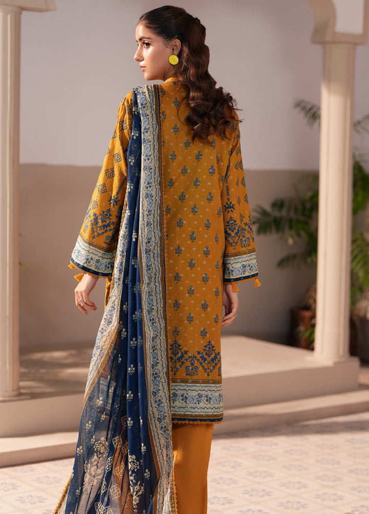 Regalia Textile Unstitched Printed Jacquard Lawn 3 Piece Suit RG26PUJL D-9 - Summer Collection