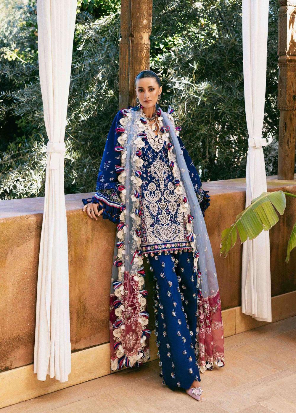 Reine by Republic Womenswear Unstitched Embroidered Luxury Lawn 3 Piece Suit RW26UTL D-04A - Eid Collection