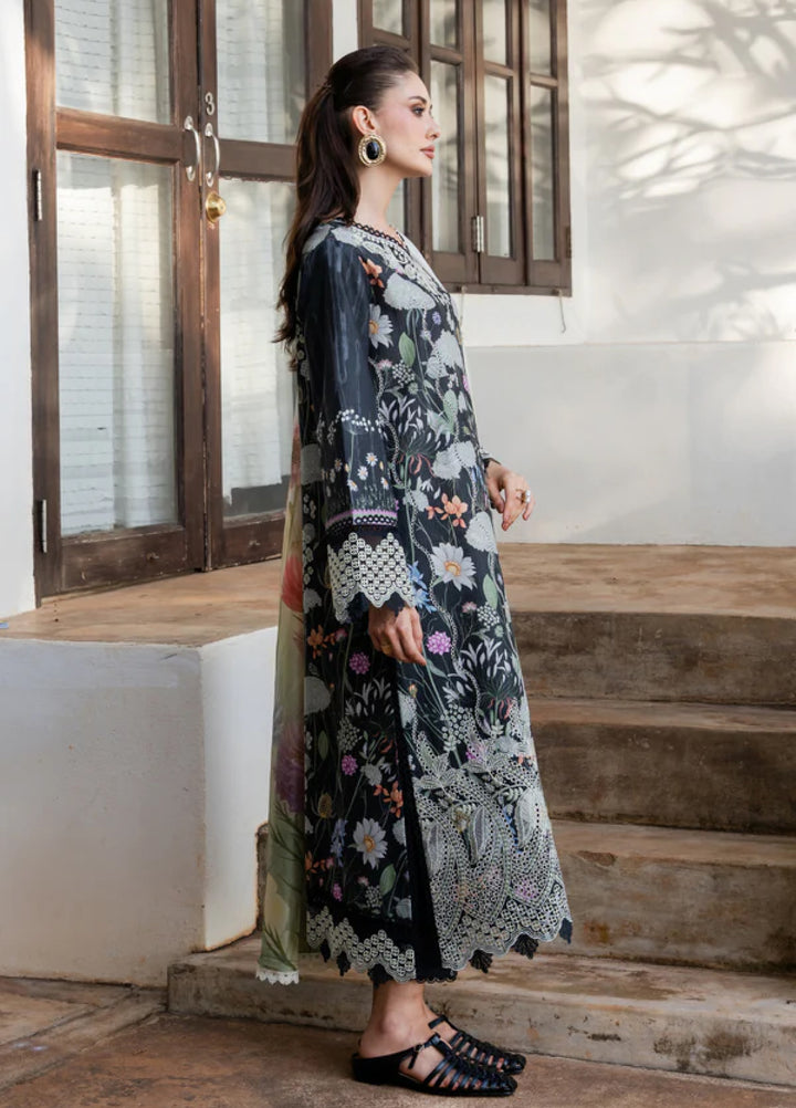 Shezlin Chikankari by Aabyaan Unstitched Embroidered Lawn 3 Piece Suit ABY26USC AZ-02 LAREEN - Summer Collection