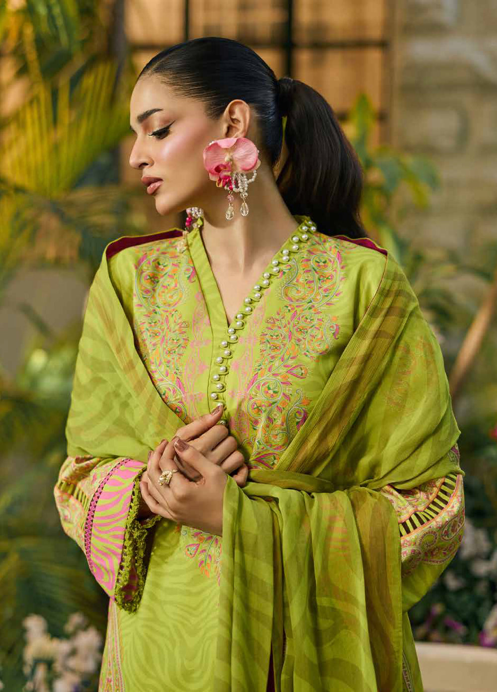 C Prints by Charizma Unstitched Printed Lawn 3 Piece Suit CHR26ULP CP6-11 - Summer Collection