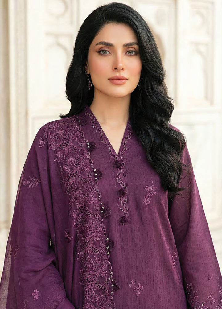 Lakhany Unstitched Embroidered Dobby Jacquard 3 Piece Suit LSM26UJE LG-UB-0323 - Eid Collection