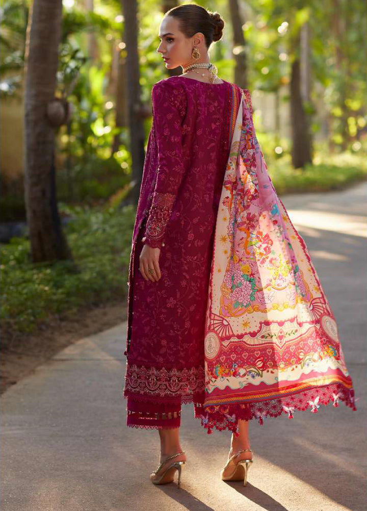 Ariya by Kanwal Malik Unstitched Embroidered Luxury Lawn 3 Piece Suit KM26UA D-7 AVELYN - Summer Collection