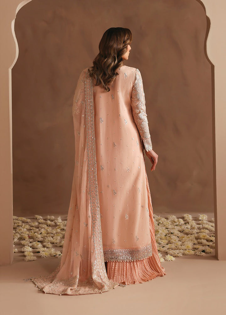 Neorah by Xenia Formals Unstitched Chiffon Embroidered 3 Piece Suit XE26UN D-6 IDRAK - Festive Collection