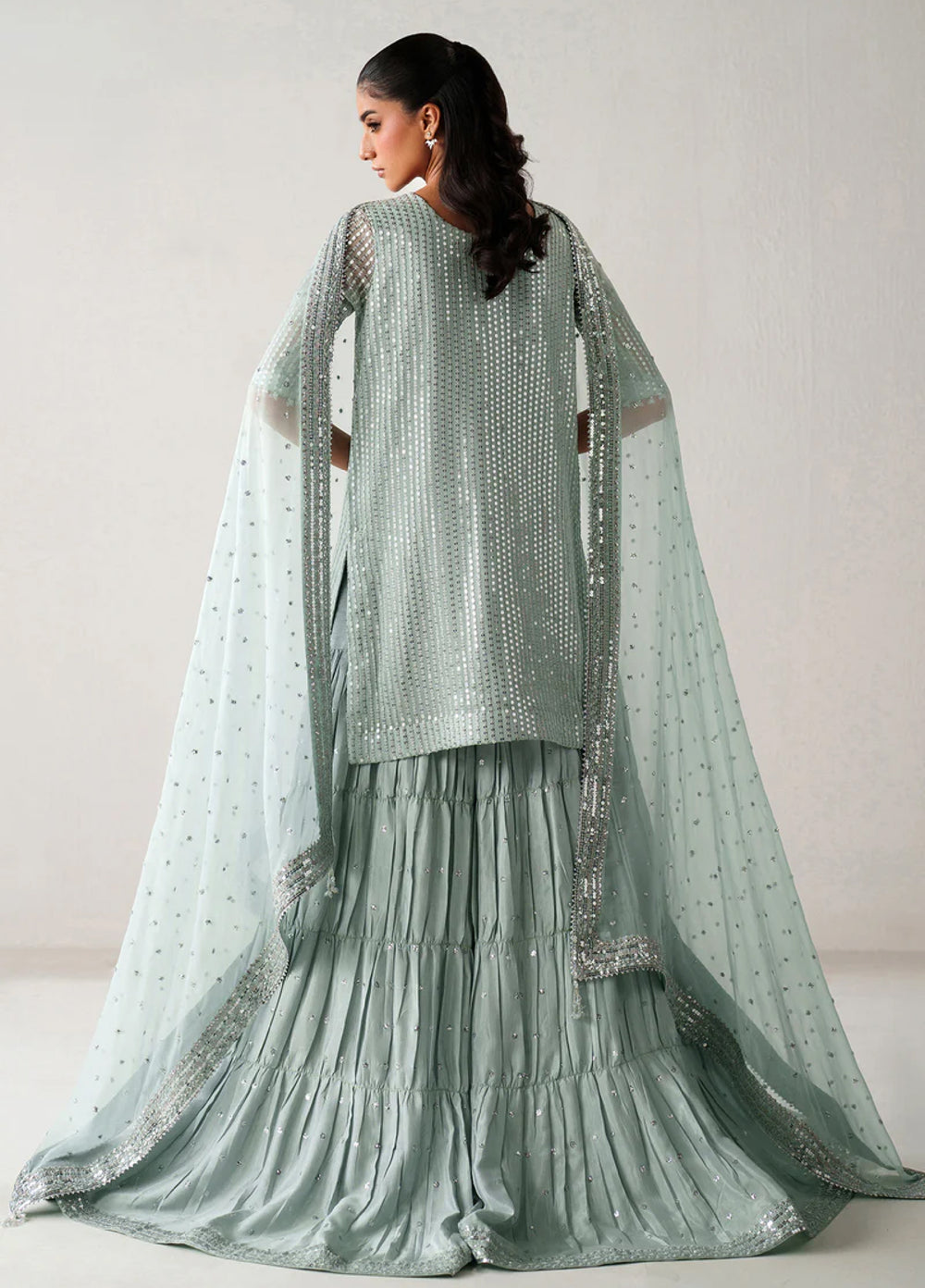 Chantelle by Baroque Unstitched Embroidered Chiffon 3 Piece Suit BQ26UCF UF-4389 - Festive Collection
