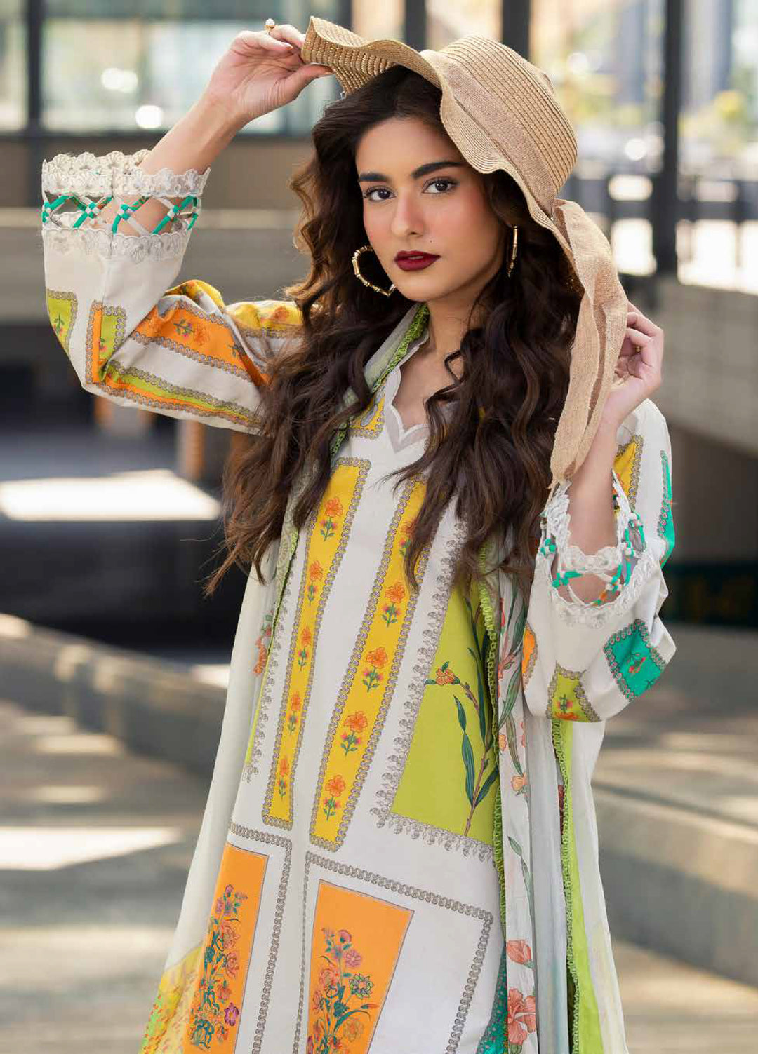 Aghaz e Nou by Charizma Unstitched Embroidered Lawn 3 Piece Suit CHR26UA AG6-04 - Summer Collection