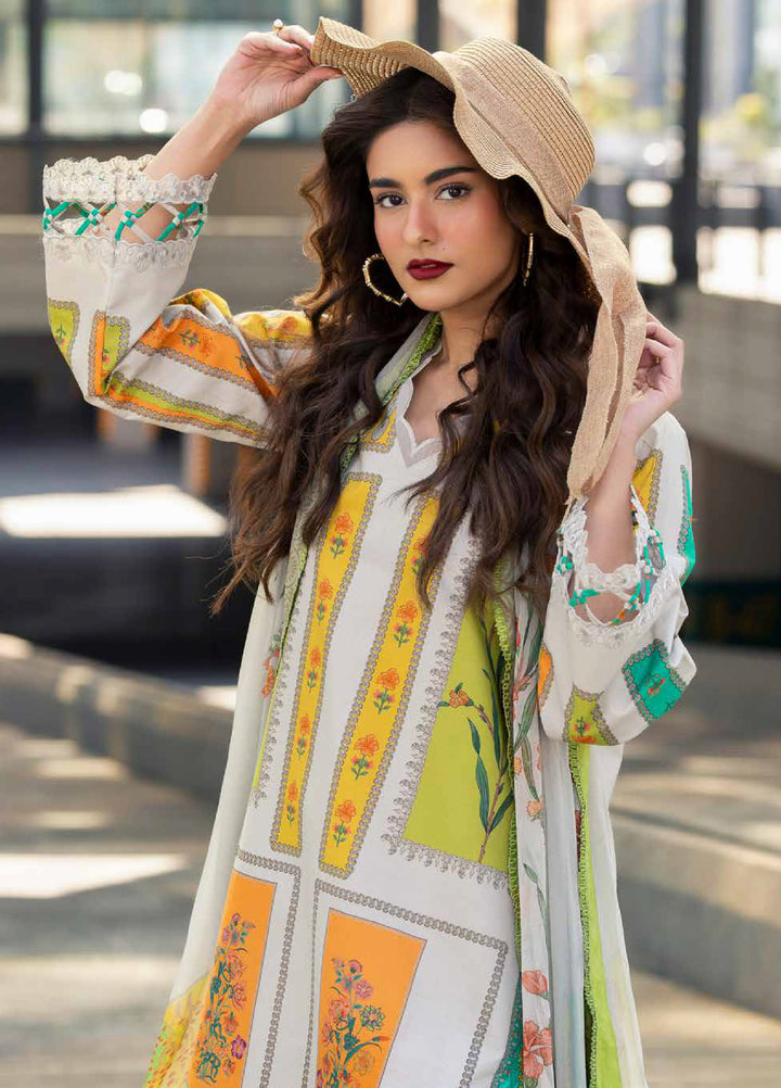 Aghaz e Nou by Charizma Unstitched Embroidered Lawn 3 Piece Suit CHR26UA AG6-04 - Summer Collection