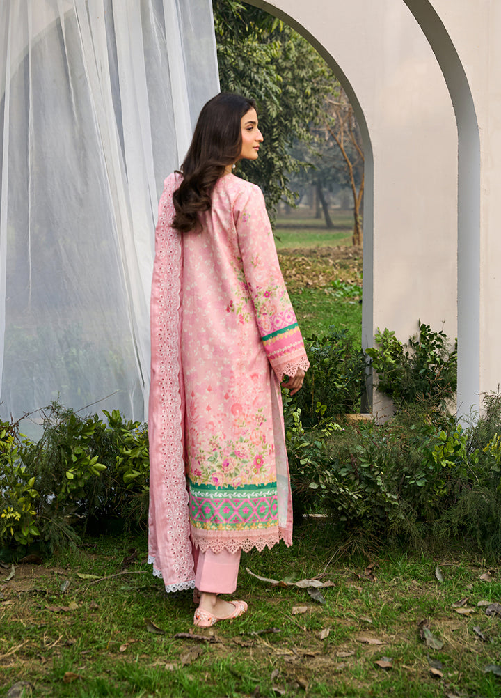 Raha Summer Prints by RajBari Unstitched Printed Lawn 3 Piece Suit RB26URS D-01 - Summer Collection