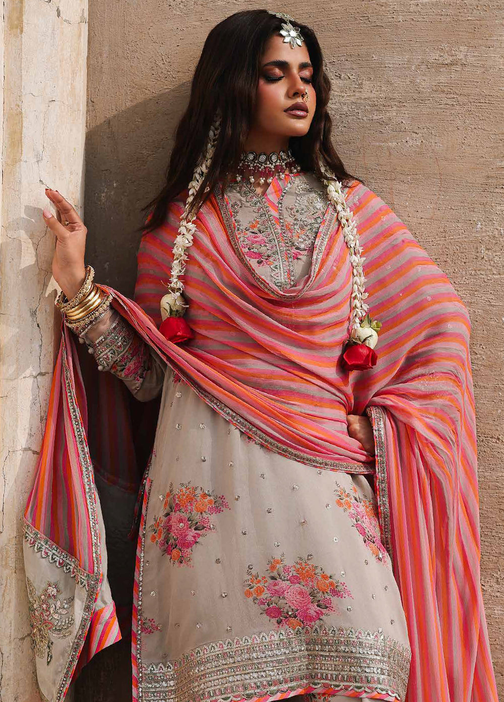 Vasal by Charizma Unstitched Embroidered Chiffon 3 Piece Suit CHR26UVC VSL6-09 - Festive Collection