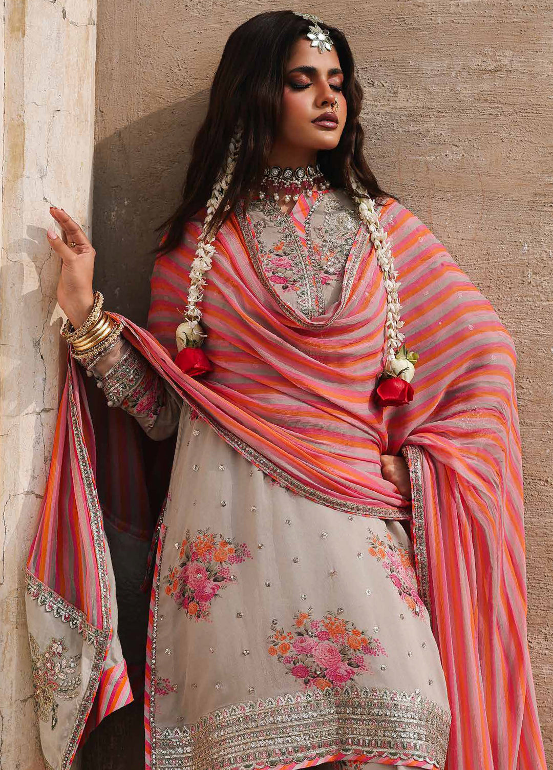 Vasal by Charizma Unstitched Embroidered Chiffon 3 Piece Suit CHR26UVC VSL6-09 - Festive Collection