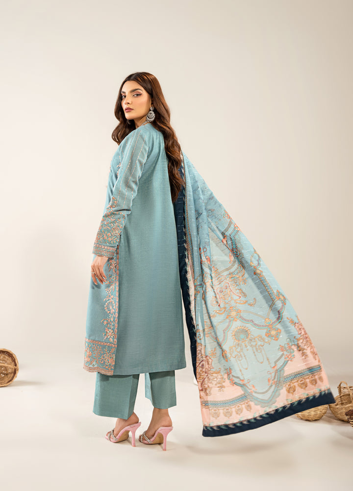 Ramz O Raaz by Ruby Suleiman Pret Festive 3 Piece Sky Dive - Festive Collection