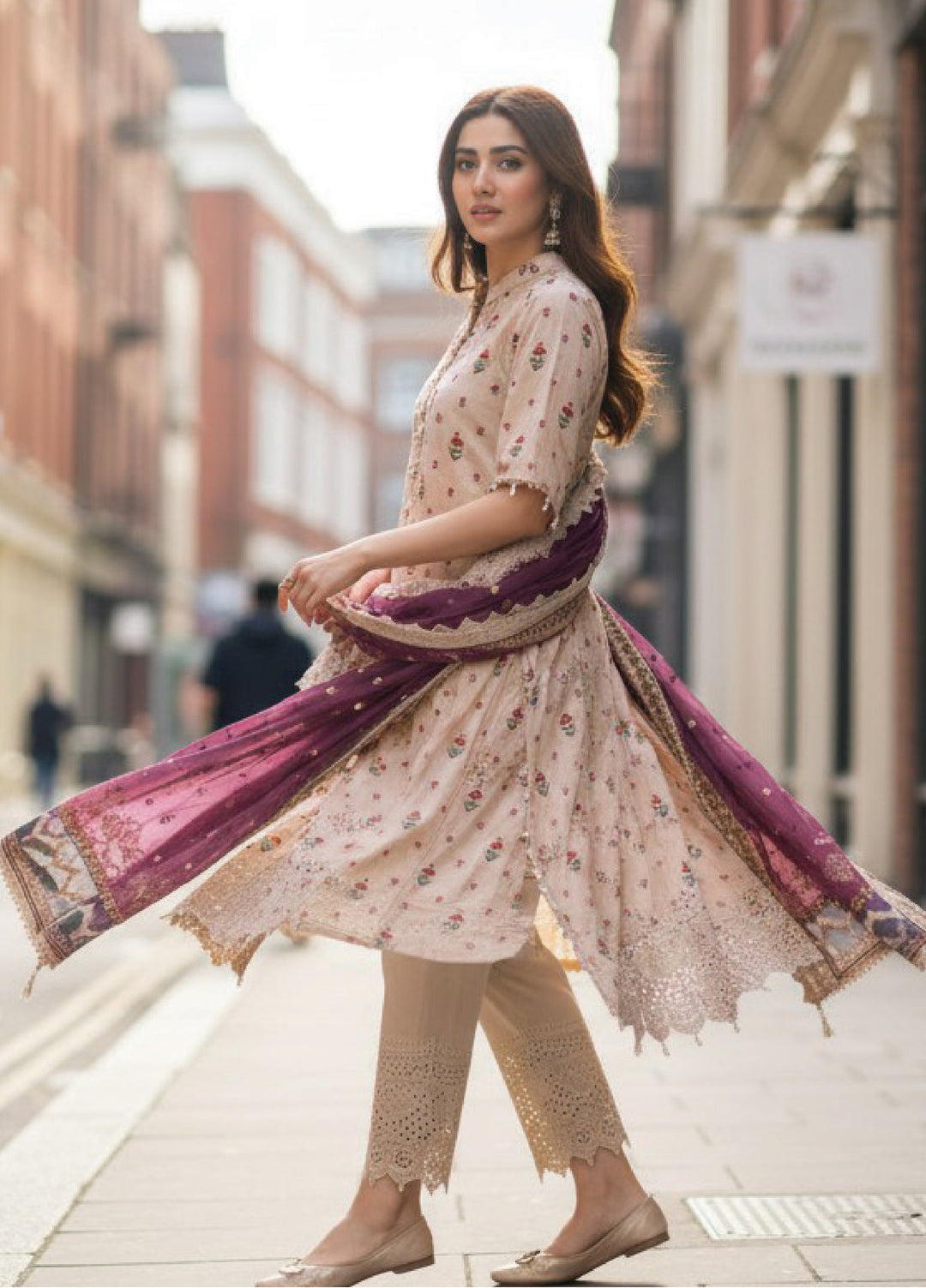 Salina by Regalia Textile Unstitched Embroidered Lawn 3 Piece Suit RG26EU D-2 - Summer Collection