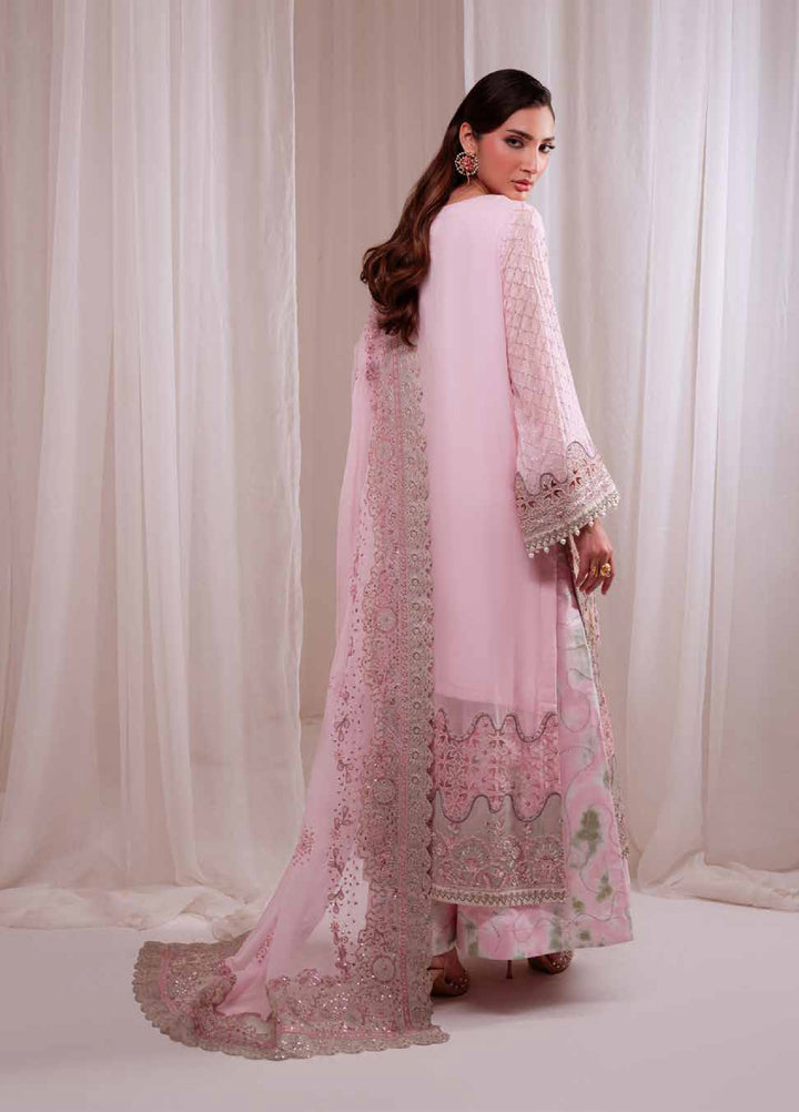 Omara By Nureh Unstitched Embroidered Chiffon 3 Piece Suit NU26OUF NEL- 94 - Festive Collection