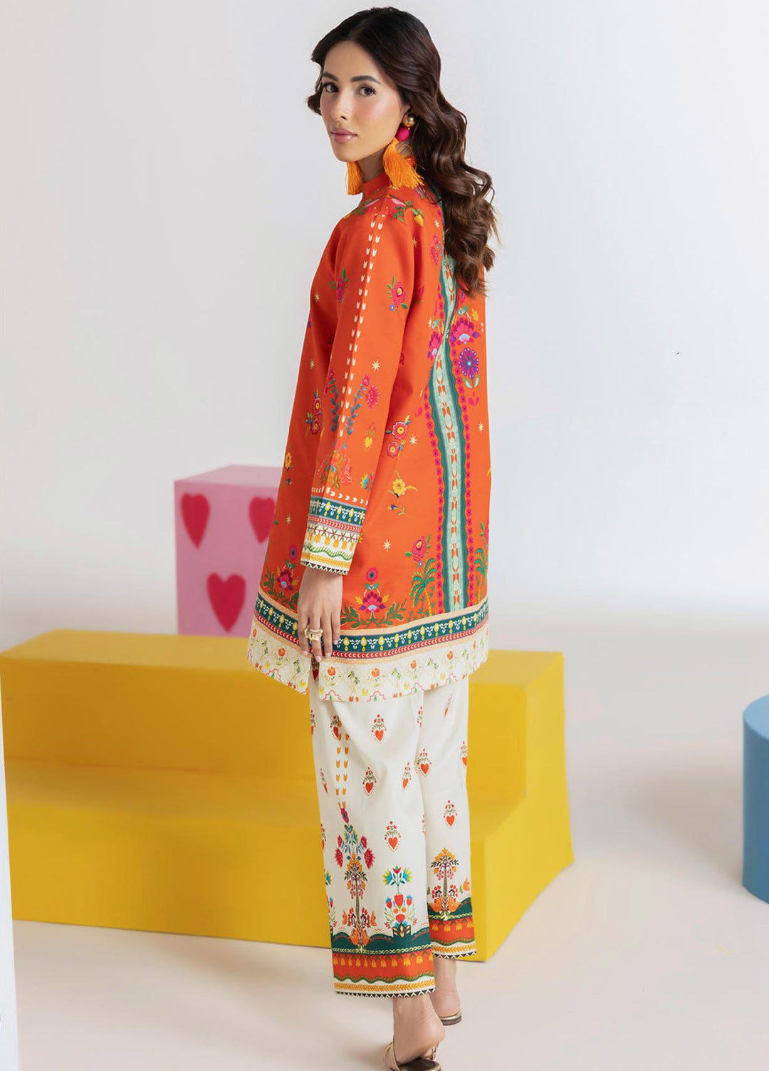 Amal Prints by RajBari Unstitched Printed Lawn 3 Piece Suit RB26UPA D-4 - Summer Collection