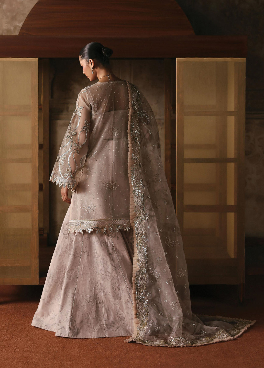 Kaashvi by Ayzel Unstitched Organza Embroidered Suits 3 Piece AAF25KW NEYSA AZW-25-V2-02 - Wedding Collection