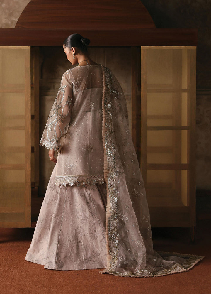 Kaashvi by Ayzel Unstitched Organza Embroidered Suits 3 Piece AAF25KW NEYSA AZW-25-V2-02 - Wedding Collection