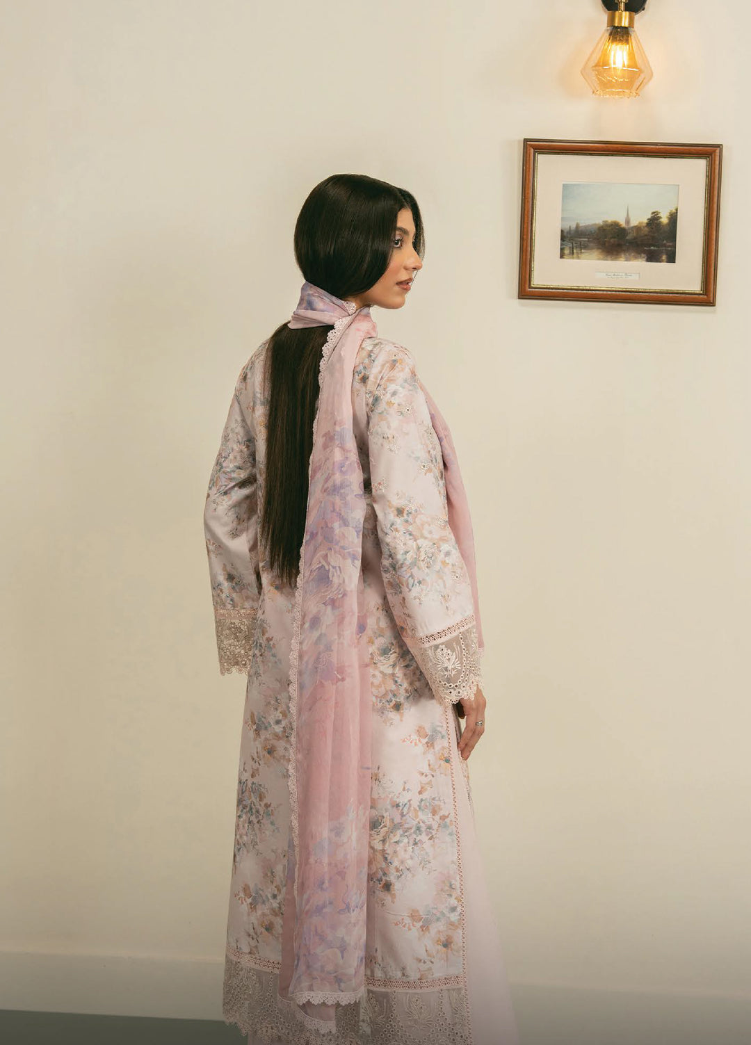 Zephyr by Ayzel Unstitched Lawn Embroidered 3 Piece Suit AAF26UZ D-2 Amani - Summer Collection