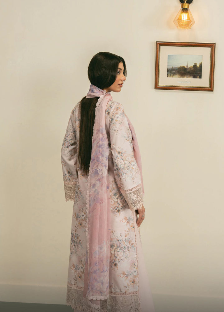 Zephyr by Ayzel Unstitched Lawn Embroidered 3 Piece Suit AAF26UZ D-2 Amani - Summer Collection