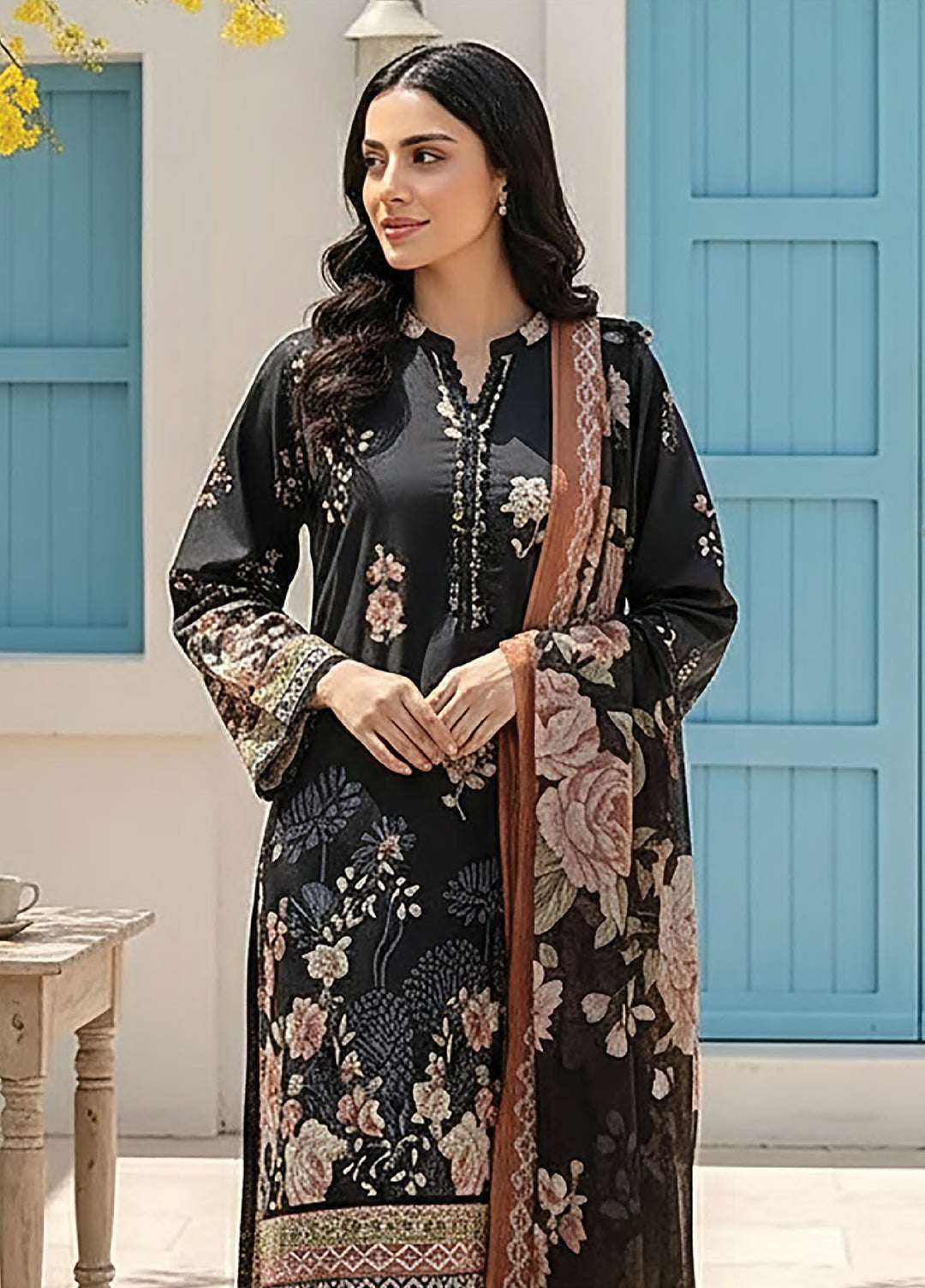 Summer Prints by Lakhany Unstitched Printed Lawn 3 Piece Suit LSM26USP LG-SG-0087 - Summer Collection