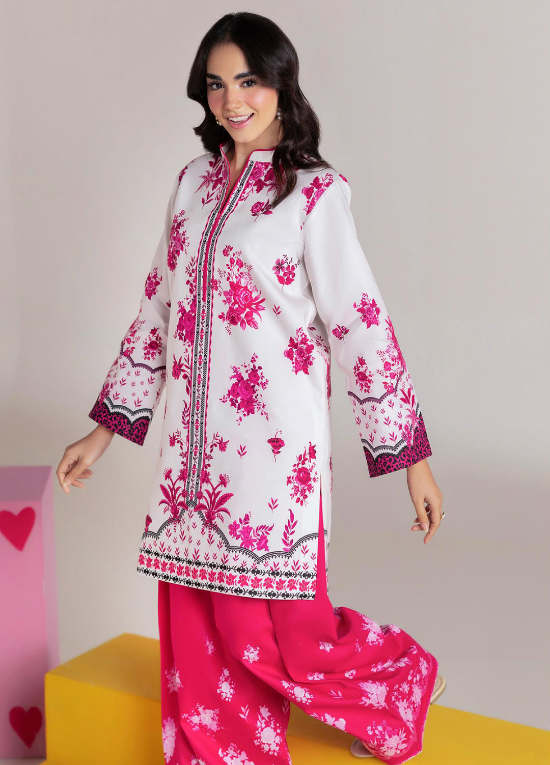 Amal Prints by RajBari Unstitched Printed Lawn 3 Piece Suit RB26UPA D-1 - Summer Collection