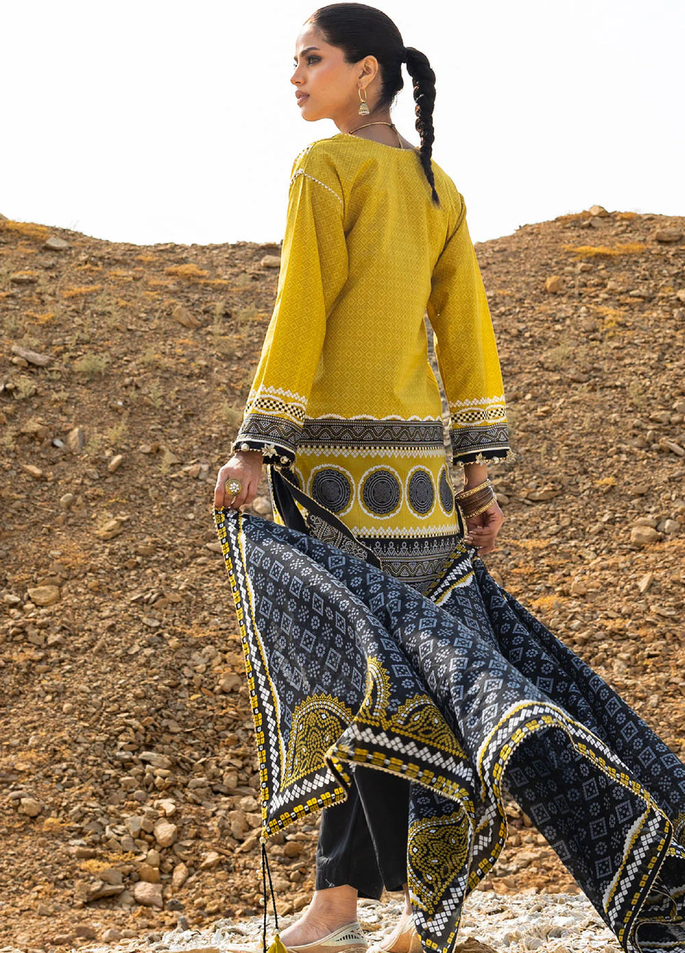 The Chunri by Gul Ahmed Unstitched Printed Lawn 3 Piece Suit GA26UTCL CL-62173 B - Summer Collection
