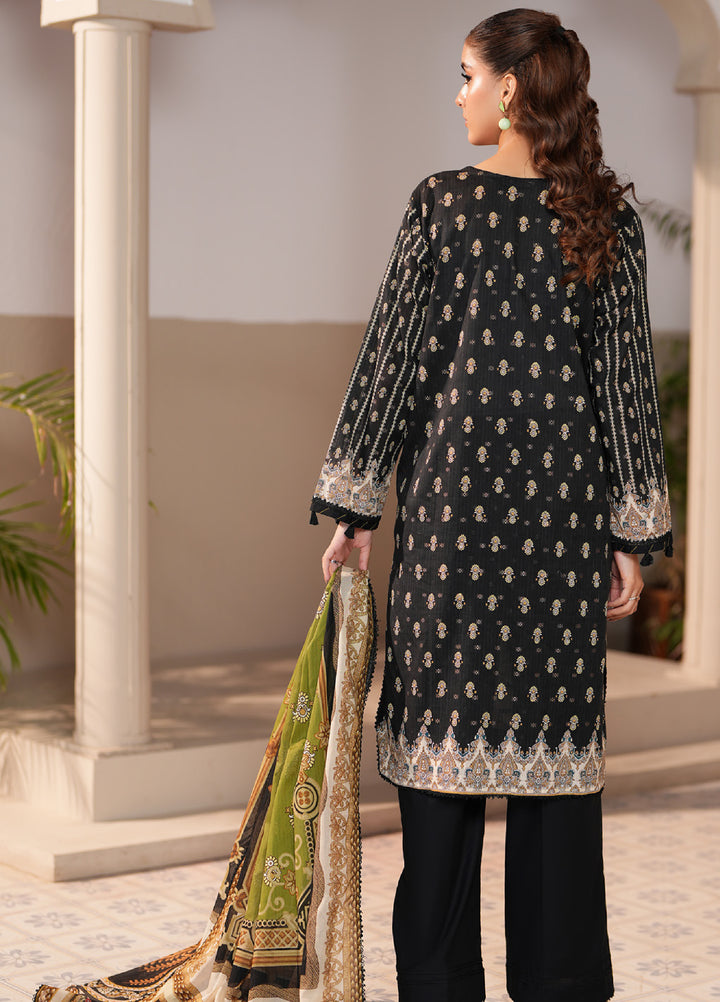 Regalia Textile Unstitched Printed Jacquard Lawn 3 Piece Suit RG26PUJL D-5 - Summer Collection