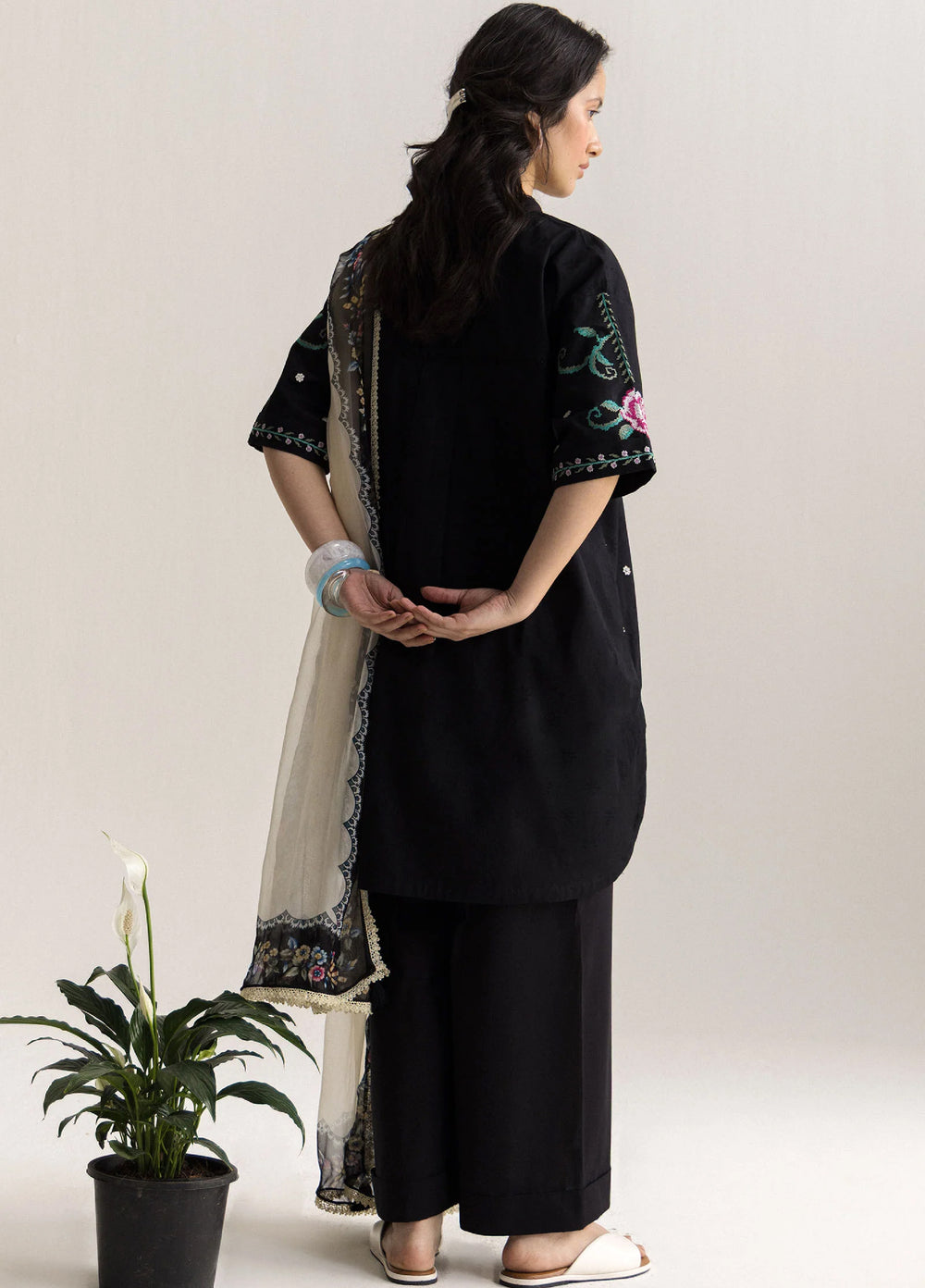 Coco by Zara Shahjahan Unstitched Embroidered Lawn 3 Piece Suit CZS26UCLP INES-6A - Eid Collection