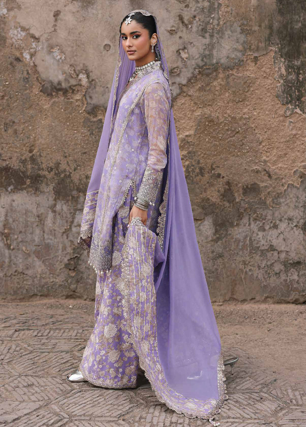 Vasal by Charizma Unstitched Embroidered Chiffon 3 Piece Suit CHR26UVC VSL6-11 - Festive Collection