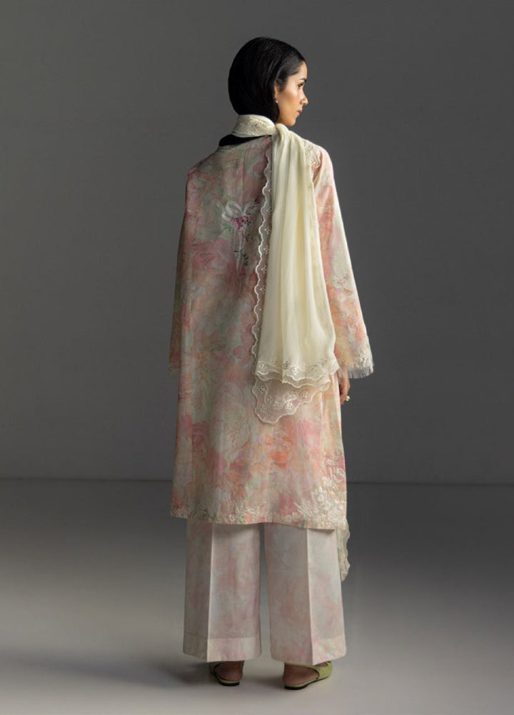 Coco by Zara Shahjahan Unstitched Embroidered Lawn 3 Piece Suit CZS26UL AIRA-6B - Summer Collection